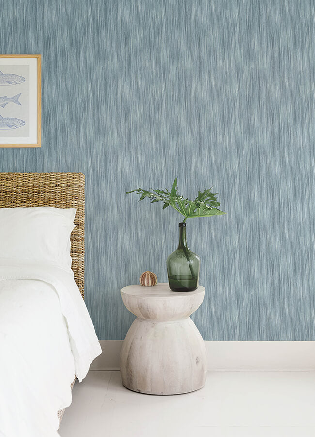 largo-sky-blue-striated-wallpaper-york-wallcoverings-4172-27523 - York Wallcoverings Papel pintado