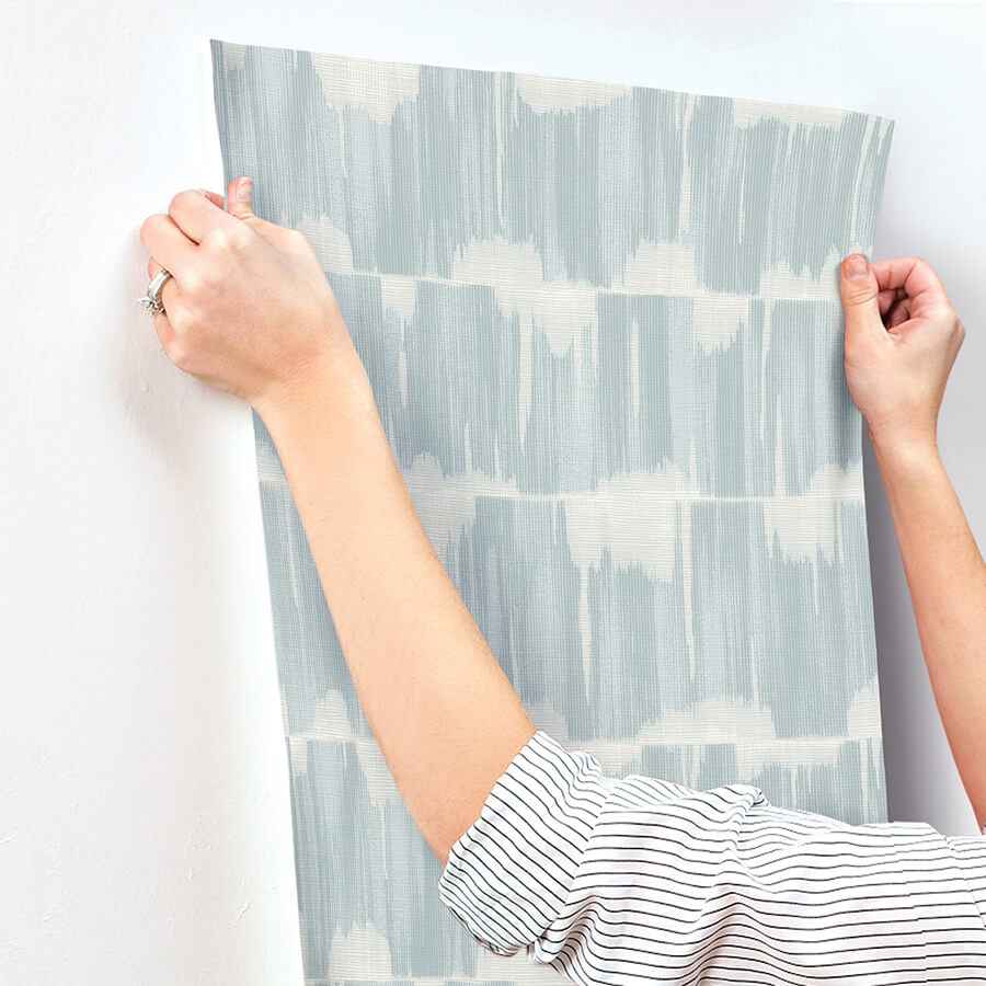 Serendipity Light Blue Shibori Wallpaper - York Wallcoverings - 4172-27525 - York Wallcoverings Wallpaper
