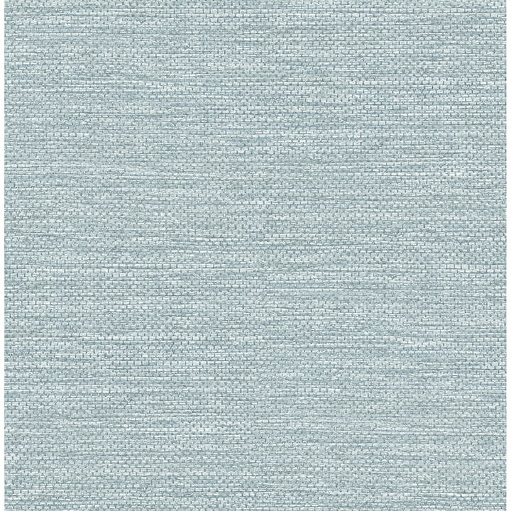 malin-denim-faux-grasscloth-wallpaper-york-wallcoverings-4172-27527 - York Wallcoverings Wallpaper