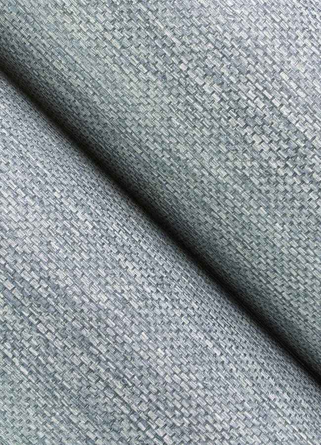 Malin Denim Faux Grasscloth Wallpaper - York Wallcoverings - 4172-27527 - York Wallcoverings Wallpaper