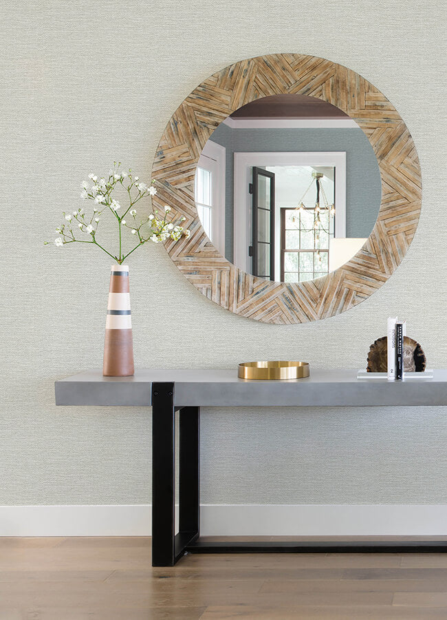 malin-dove-faux-grasscloth-wallpaper-york-wallcoverings-4172-27528 - York Wallcoverings Wallpaper