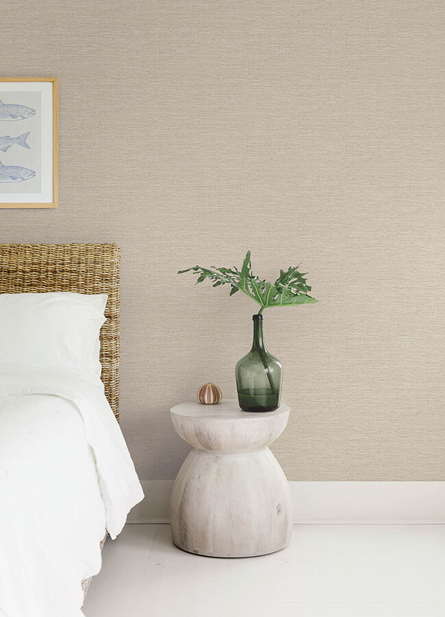 malin-wheat-faux-grasscloth-wallpaper-york-wallcoverings-4172-27529 - York Wallcoverings Wallpaper