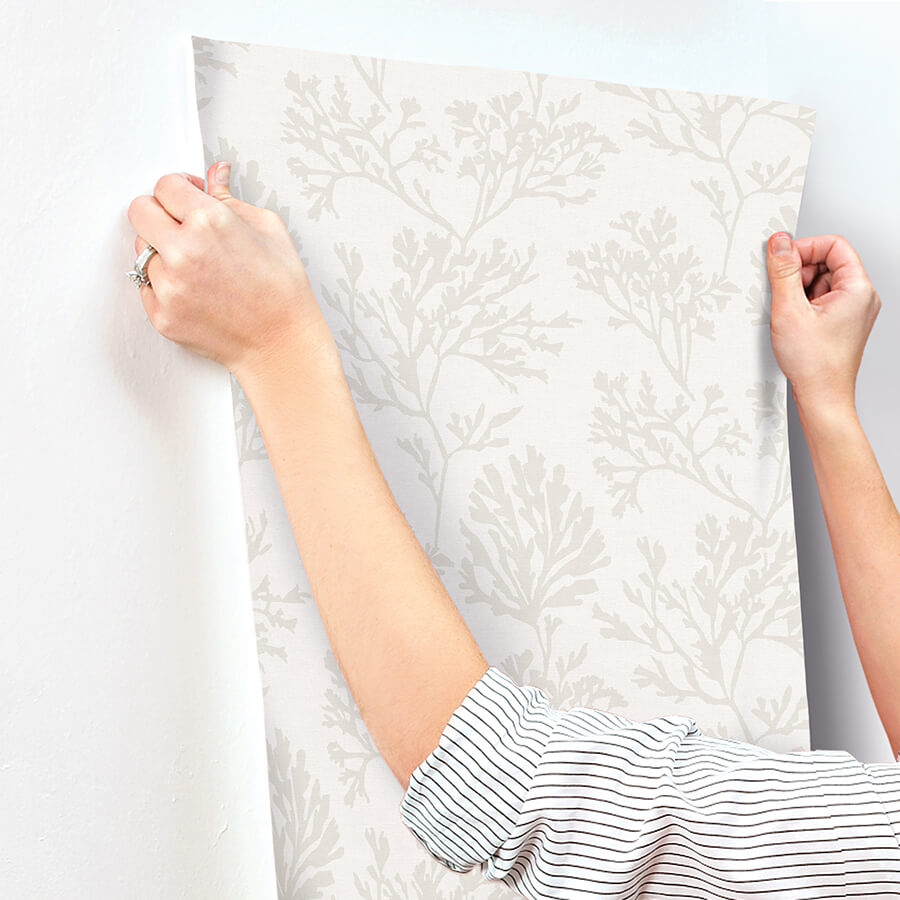 tortuga-dove-coral-weave-wallpaper-york-wallcoverings-4172-82001 - York Wallcoverings Wallpaper
