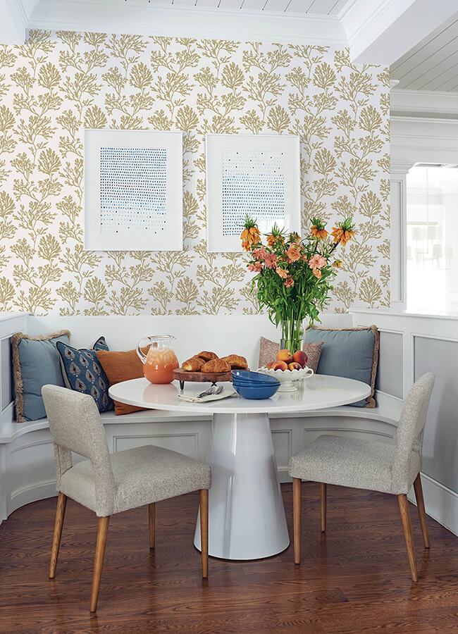 tortuga-gold-coral-weave-wallpaper-york-wallcoverings-4172-82002 - York Wallcoverings Wallpaper