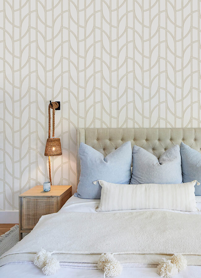 salvo-gold-curved-contours-wallpaper-york-wallcoverings-4172-82008 - York Wallcoverings Wallpaper