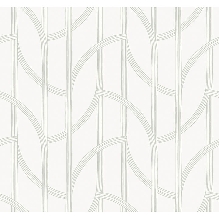 salvo-light-green-curved-contours-wallpaper-york-wallcoverings-4172-82009 - York Wallcoverings Wallpaper