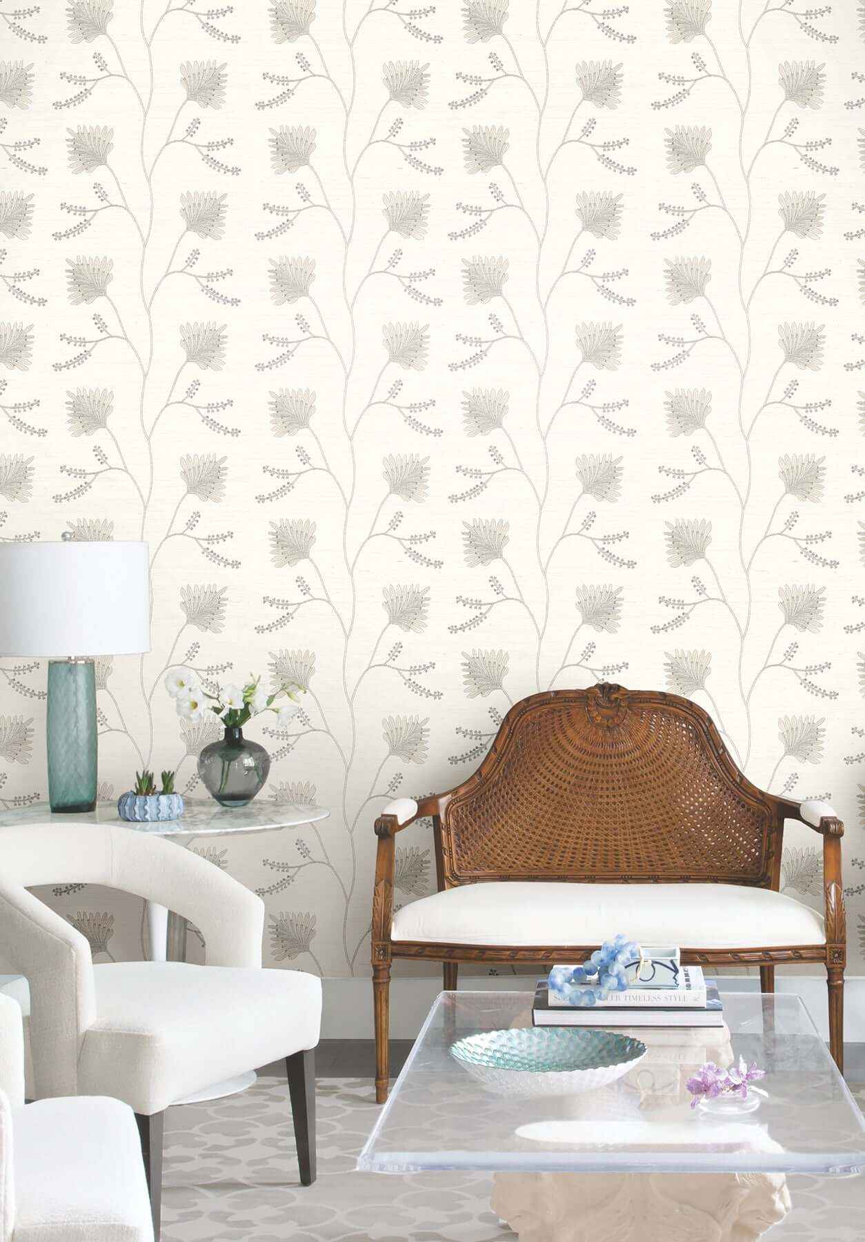 Laelynn Pearl Wallpaper - York Wallcoverings - MX9606 - York Wallcoverings Wallpaper