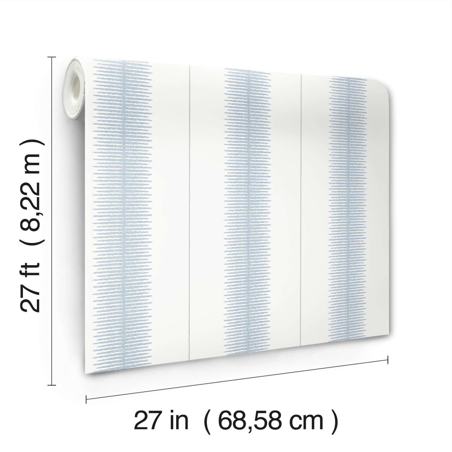 tandem-stripe-blue-wallpaper-york-wallcoverings-mx9611 - York Wallcoverings Wallpaper