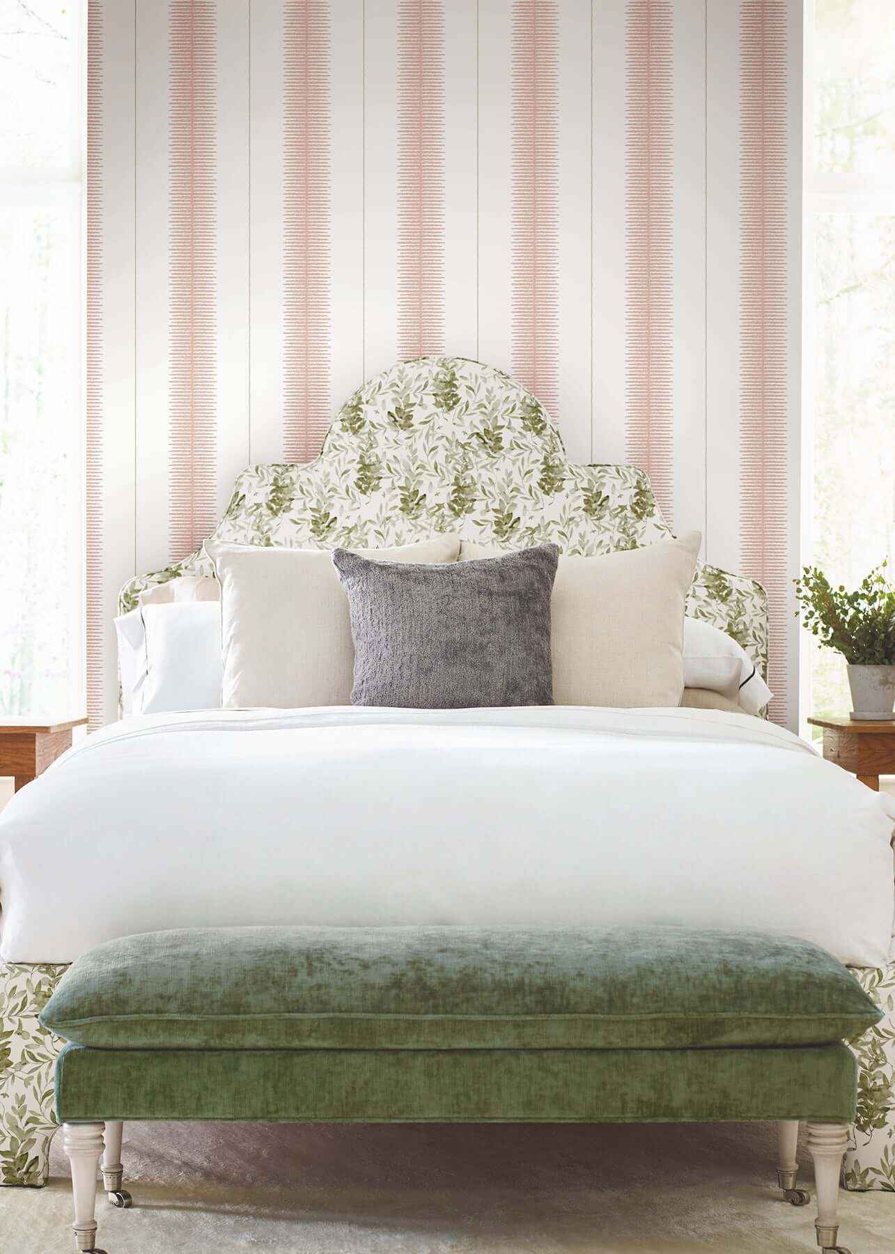 Tandem Stripe Brick Wallpaper - York Wallcoverings - MX9613 - York Wallcoverings Wallpaper