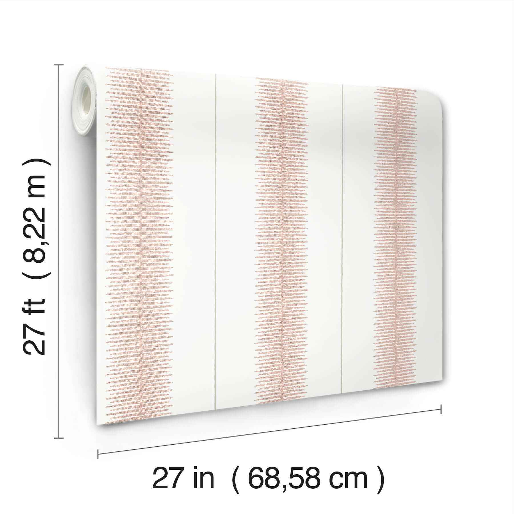 Tandem Stripe Brick Wallpaper - York Wallcoverings - MX9613 - York Wallcoverings Wallpaper