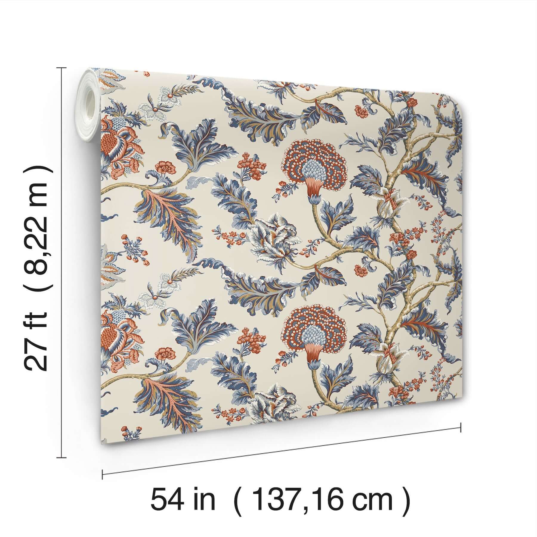 monroe-navy-wallpaper-york-wallcoverings-mx9621w - York Wallcoverings Wallpaper