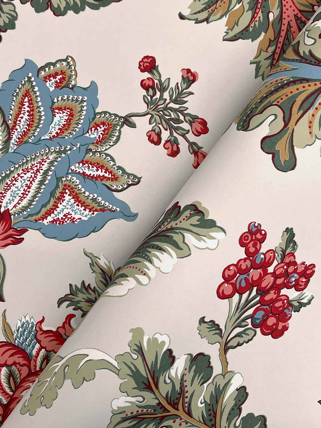 Monroe Cherry Wallpaper - York Wallcoverings - MX9623W - York Wallcoverings Wallpaper