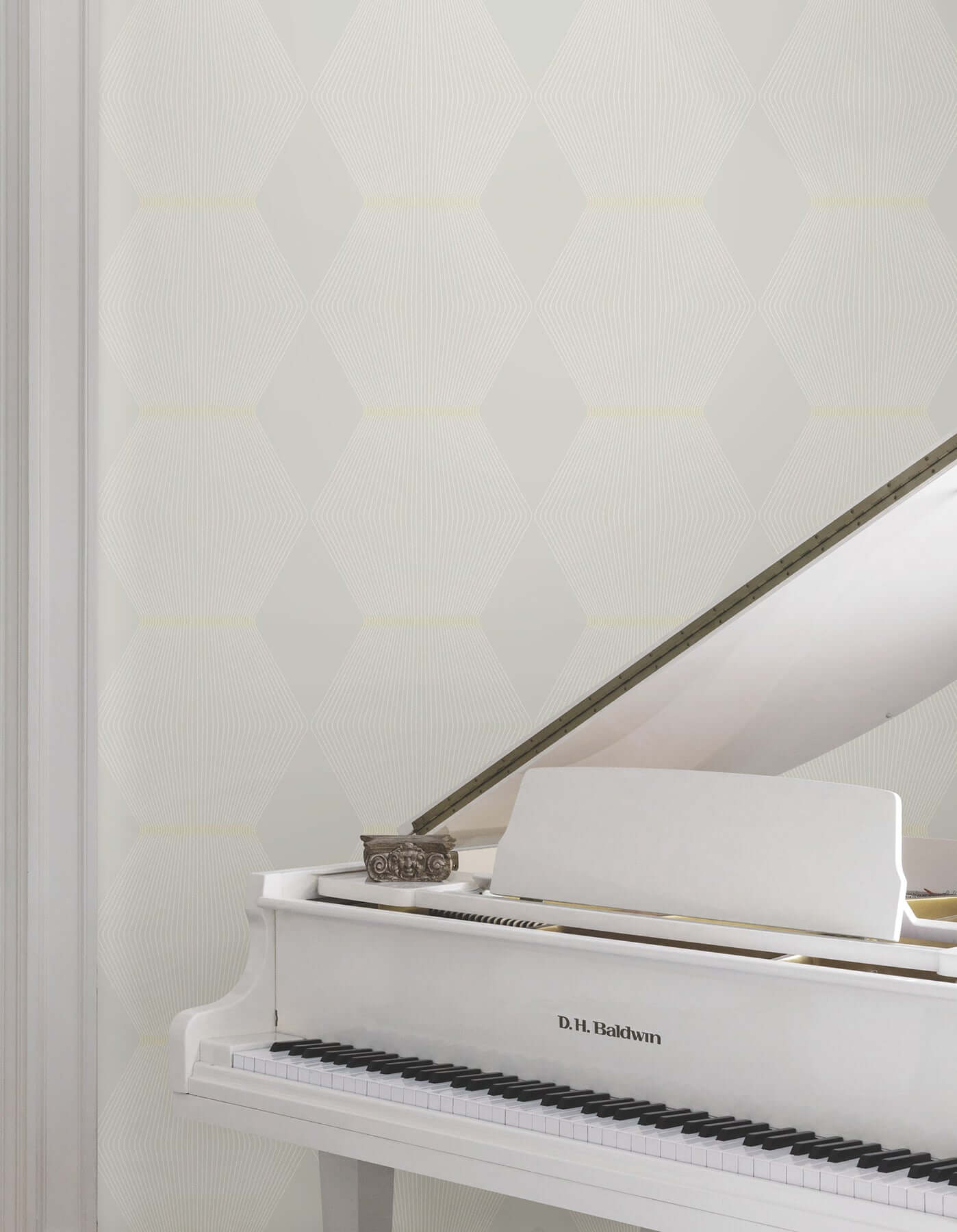 diamond-legacy-soft-grey-wallpaper-york-wallcoverings-mx9633 - York Wallcoverings Wallpaper