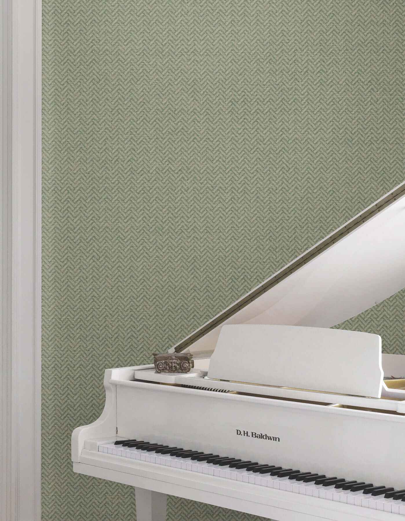 Regent Emerald Wallpaper - York Wallcoverings - MX9673 - York Wallcoverings Wallpaper