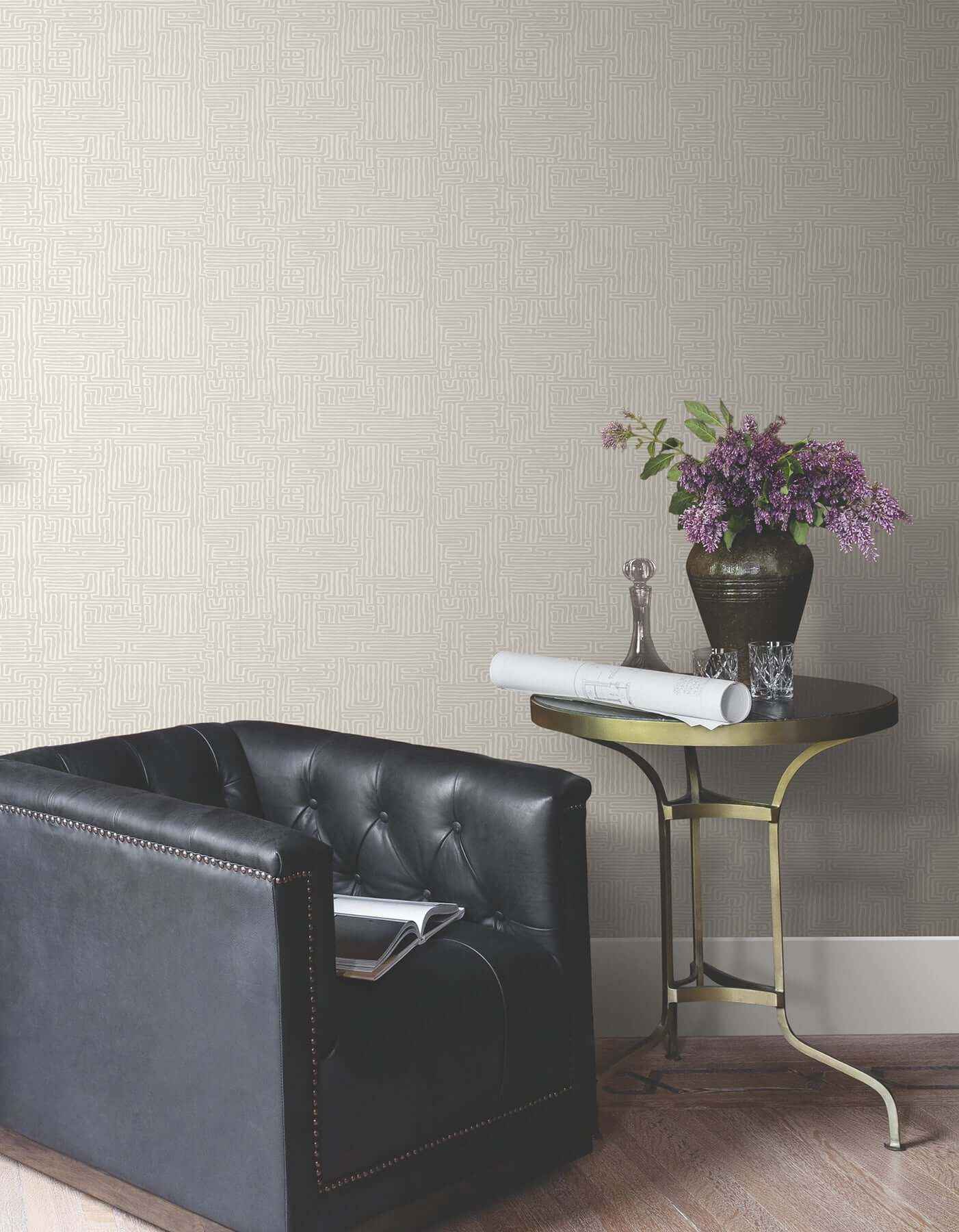 Passages Grey Wallpaper - York Wallcoverings - MX9687