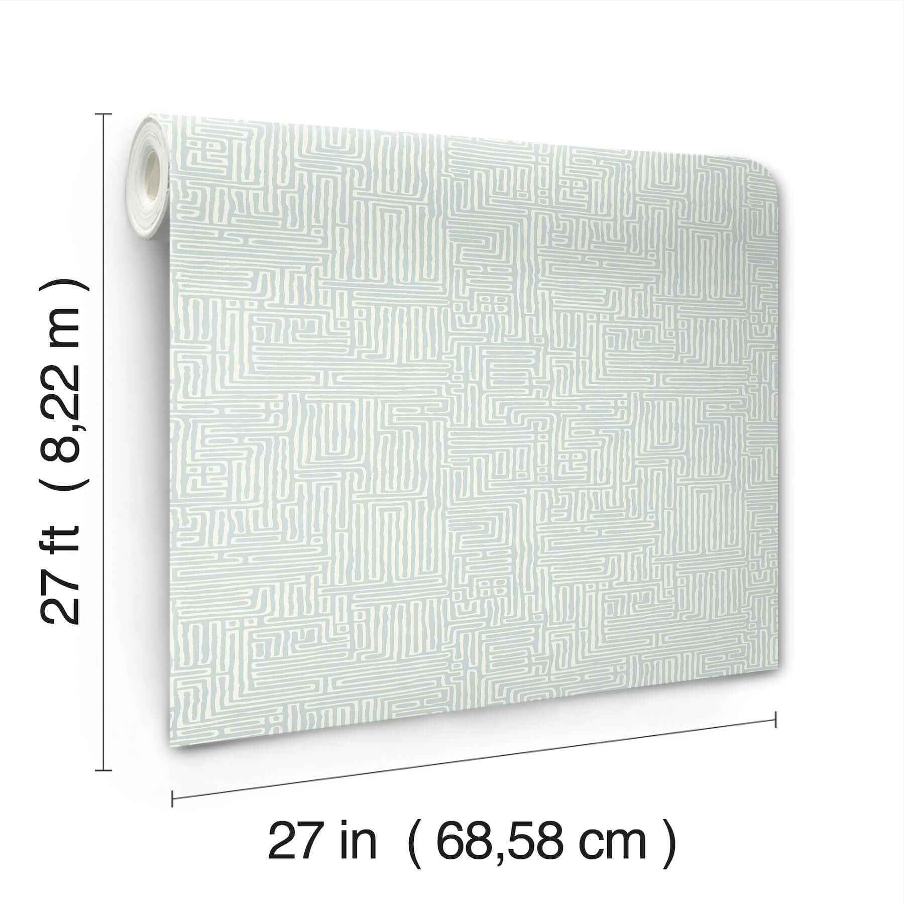 Passages Blue Wallpaper - York Wallcoverings - MX9689 - York Wallcoverings Wallpaper