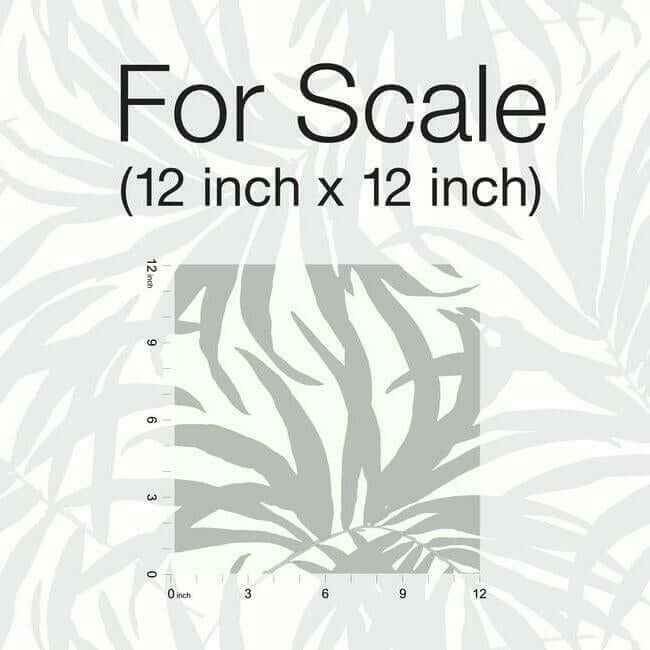 Bali Leaves Premium Peel Stick Wallpaper Grey Silver - York Wallcoverings - PSW1032RL - York Wallcoverings Wallpaper