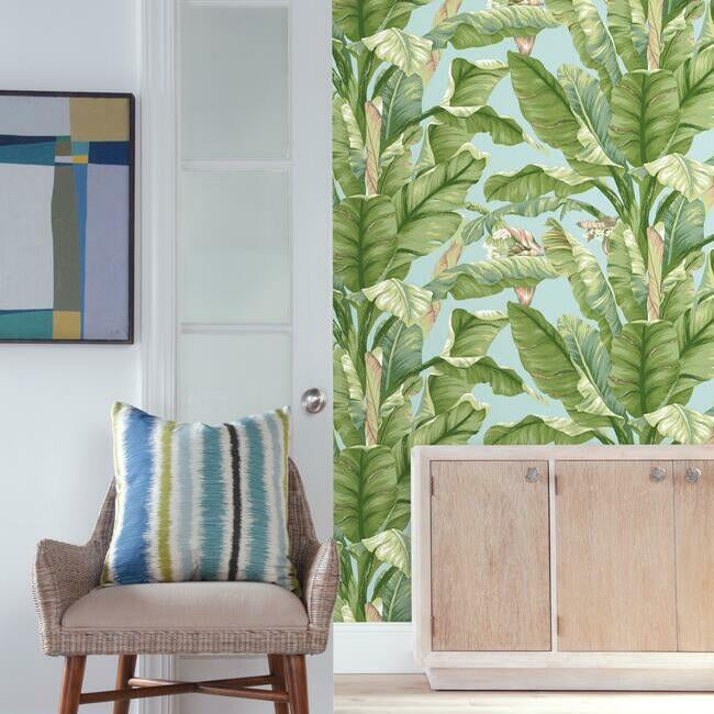 banana-leaf-premium-peel-stick-wallpaper-blue-green-york-wallcoverings-psw1036rl