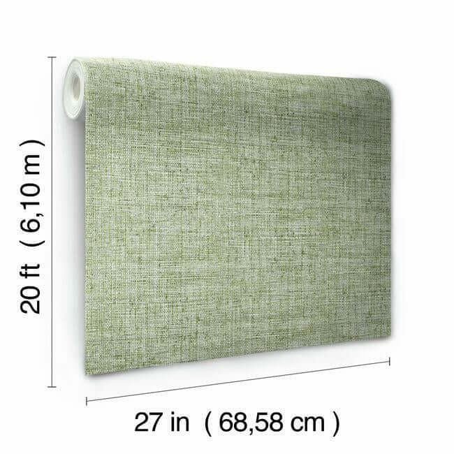 papyrus-weave-premium-peel-stick-wallpaper-green-york-wallcoverings-psw1038rl - York Wallcoverings Wallpaper