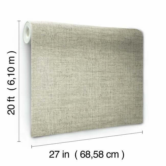 papyrus-weave-premium-peel-stick-wallpaper-neutral-york-wallcoverings-psw1039rl - York Wallcoverings Wallpaper