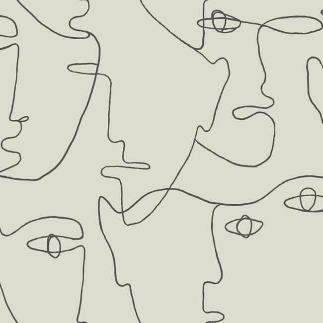 pablo-portraits-premium-peel-stick-wallpaper-linencharcoal-york-wallcoverings-psw1055rl