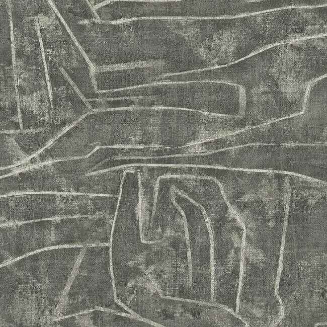 Urban Chalk Grey Peel & Stick Wallpaper - York Wallcoverings - PSW1230RL