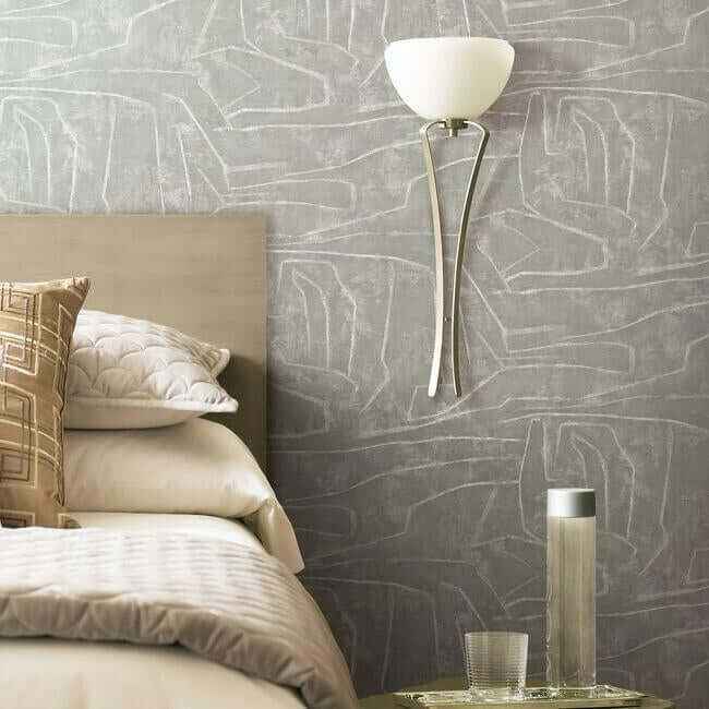 Urban Chalk Grey Peel & Stick Wallpaper - York Wallcoverings - PSW1069RL - York Wallcoverings Wallpaper