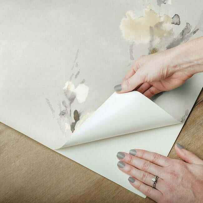 Charm Neutral Peel & Stick Wallpaper - York Wallcoverings - PSW1101RL - York Wallcoverings Wallpaper