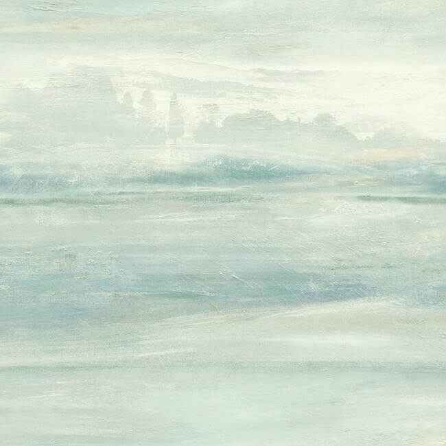 Soothing Mists Scenic Blue Peel & Stick Wallpaper - York Wallcoverings - PSW1099RL