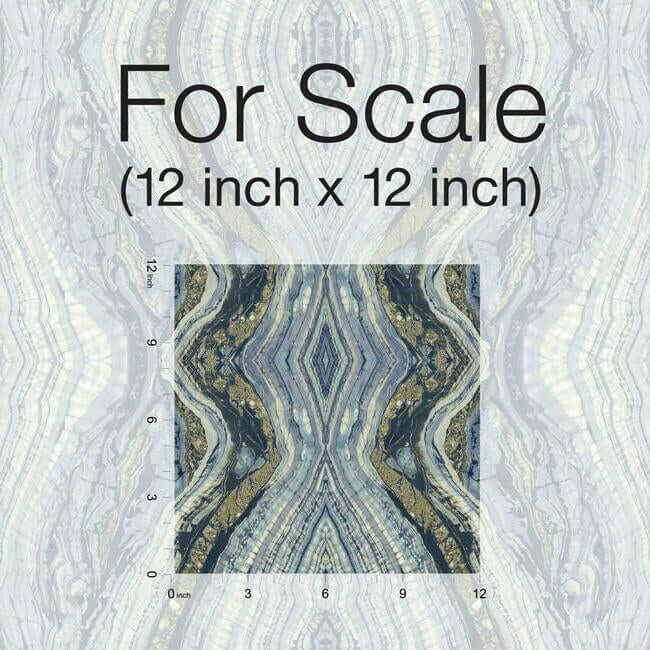 kaleidoscope-premium-peel-stick-wallpaper-blue-york-wallcoverings-psw1108rl - York Wallcoverings Wallpaper