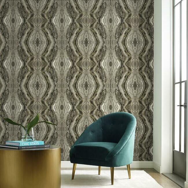 kaleidoscope-premium-peel-stick-wallpaper-charcoal-grey-york-wallcoverings-psw1110rl