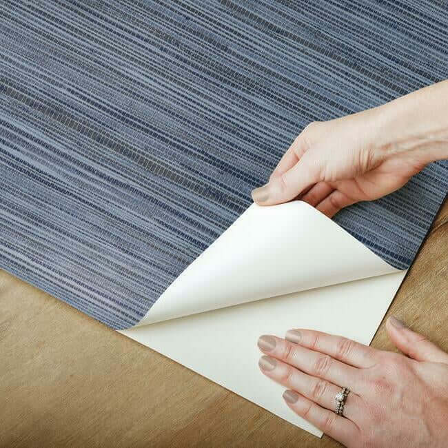 bahiagrass-premium-peel-stick-wallpaper-navy-york-wallcoverings-psw1136rl - York Wallcoverings Wallpaper