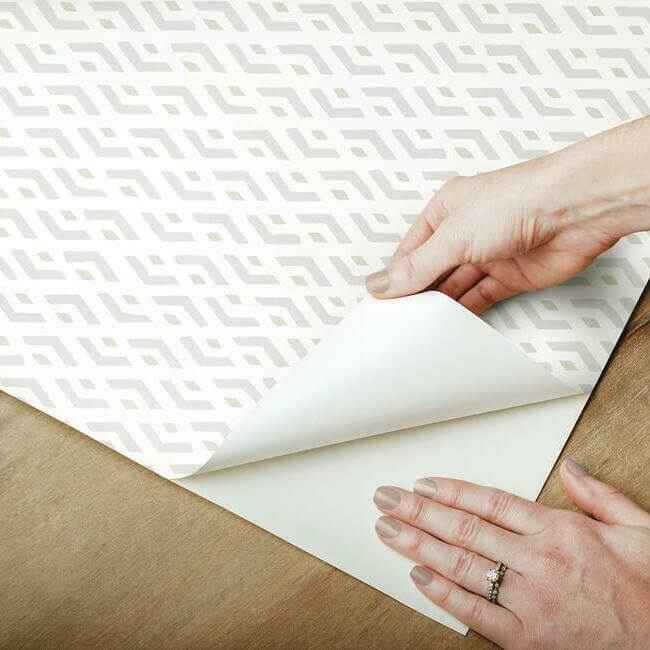Savannah Grey Peel & Stick Wallpaper - York Wallcoverings - PSW1183RL - York Wallcoverings Wallpaper
