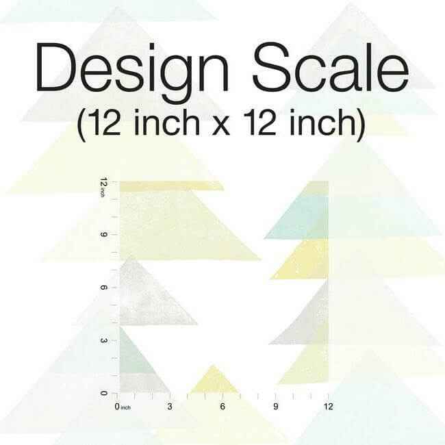 Dwellstudio Triangles Premium Peel Stick Wallpaper Aquayellow - York Wallcoverings - PSW1192RL - York Wallcoverings Wallpaper