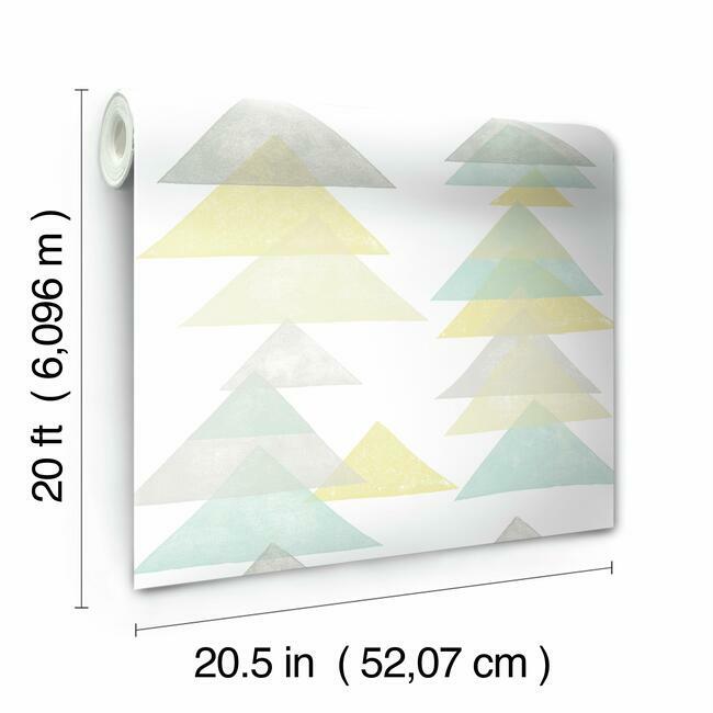 dwellstudio-triangles-premium-peel-stick-wallpaper-aqua-yellow-york-wallcoverings-psw1192rl