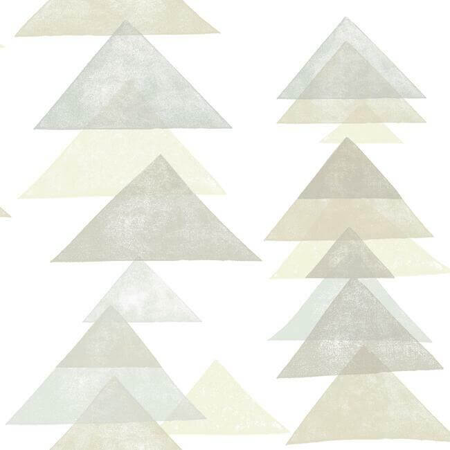 triangles-neutral-peel-stick-wallpaper-york-wallcoverings-psw1191rl - York Wallcoverings Wallpaper