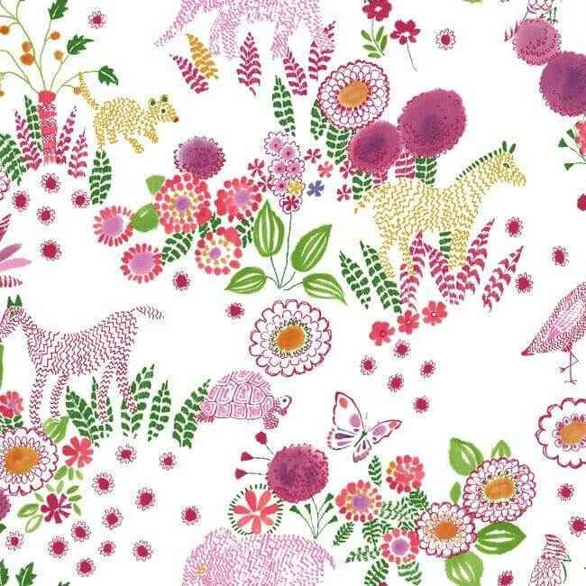 Reverie Premium Peel Stick Wallpaper Pinkgreen - York Wallcoverings - PSW1194RL - York Wallcoverings Wallpaper