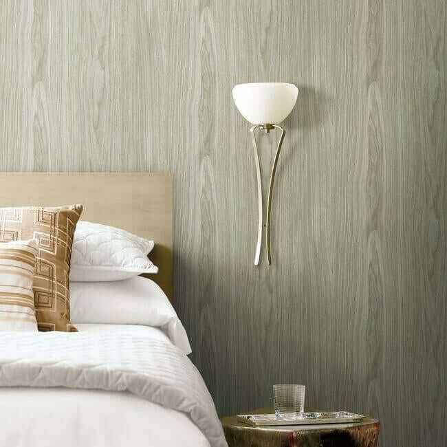 Linden Grey Peel & Stick Wallpaper - York Wallcoverings - PSW1275RL