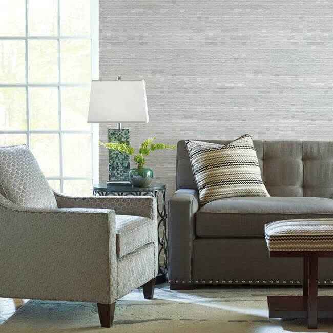Cattail Weave Blue Peel & Stick Wallpaper - York Wallcoverings - PSW1281RL - York Wallcoverings Wallpaper
