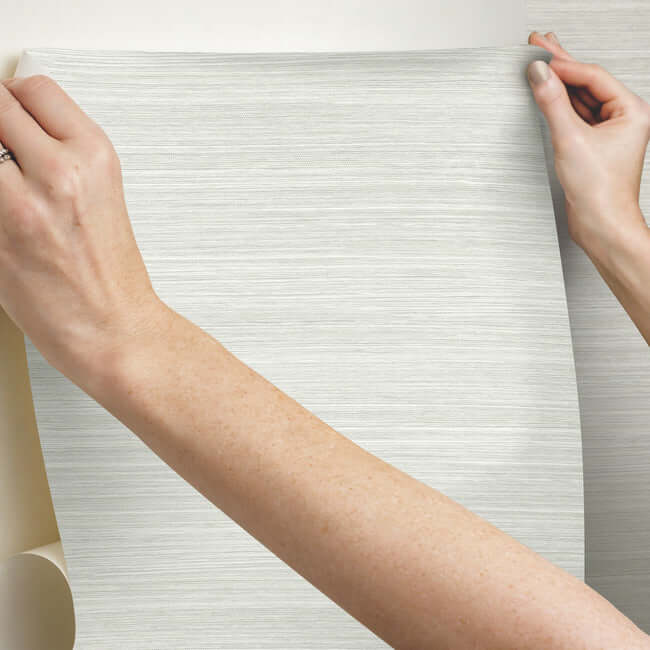 cattail-weave-white-peel-stick-wallpaper-york-wallcoverings-psw1279rl - York Wallcoverings Wallpaper