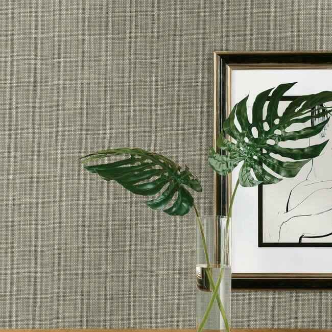 Reed Basket Brown Peel & Stick Wallpaper - York Wallcoverings - PSW1282RL