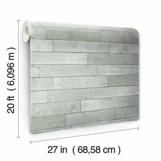 warehouse-planks-grey-peel-stick-wallpaper-york-wallcoverings-psw1295rl - York Wallcoverings Wallpaper
