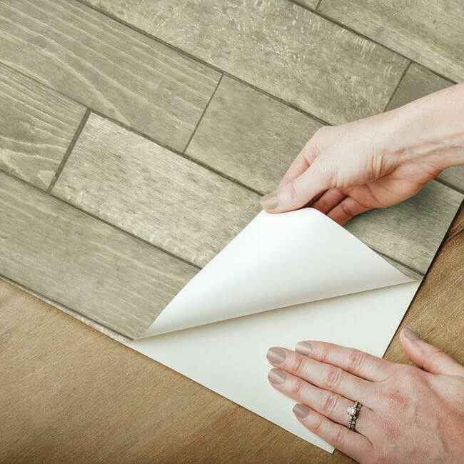 Warehouse Planks Brown Peel & Stick Wallpaper - York Wallcoverings - PSW1294RL - York Wallcoverings Wallpaper