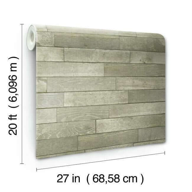 warehouse-planks-brown-peel-stick-wallpaper-york-wallcoverings-psw1294rl - York Wallcoverings Wallpaper