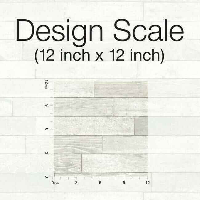 Warehouse Planks White Peel & Stick Wallpaper - York Wallcoverings - PSW1293RL - York Wallcoverings Wallpaper