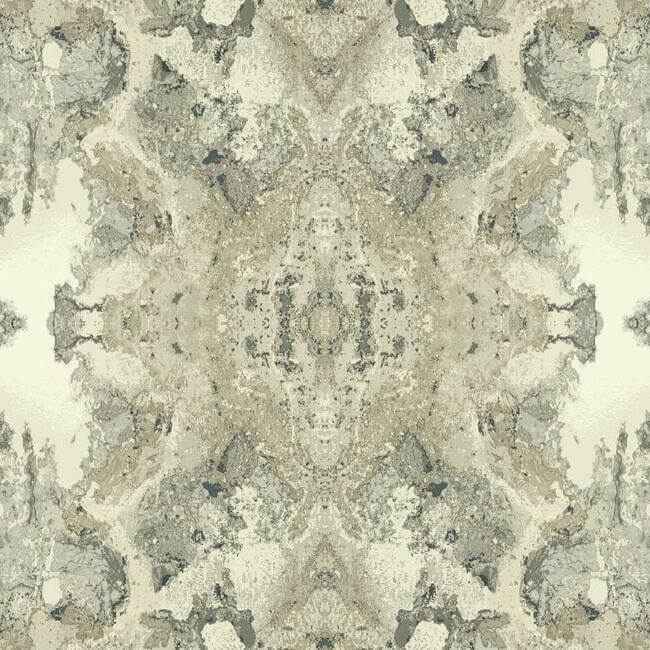Inner Beauty Grey Peel & Stick Wallpaper - York Wallcoverings - PSW1092RL - York Wallcoverings Wallpaper