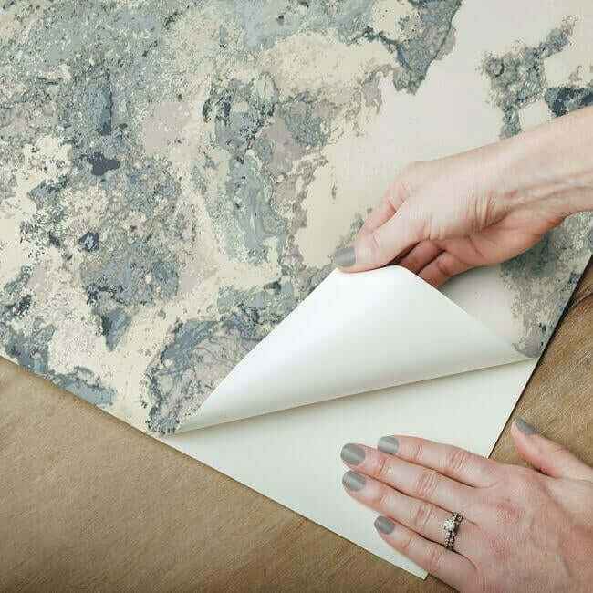 Inner Beauty Mist Peel & Stick Wallpaper - York Wallcoverings - PSW1090RL - York Wallcoverings Wallpaper
