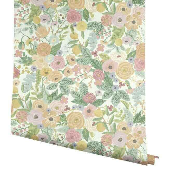Garden Party Pastel Wallpaper - York Wallcoverings - RI5118 - York Wallcoverings Wallpaper