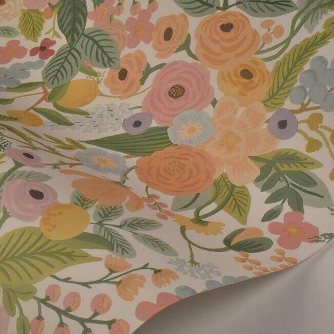 garden-party-wallpaper-pastel-multi-york-wallcoverings-ri5118 - York Wallcoverings Wallpaper