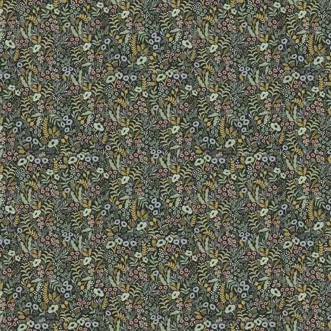 Tapestry Black Wallpaper - York Wallcoverings - RI5124 - York Wallcoverings Wallpaper
